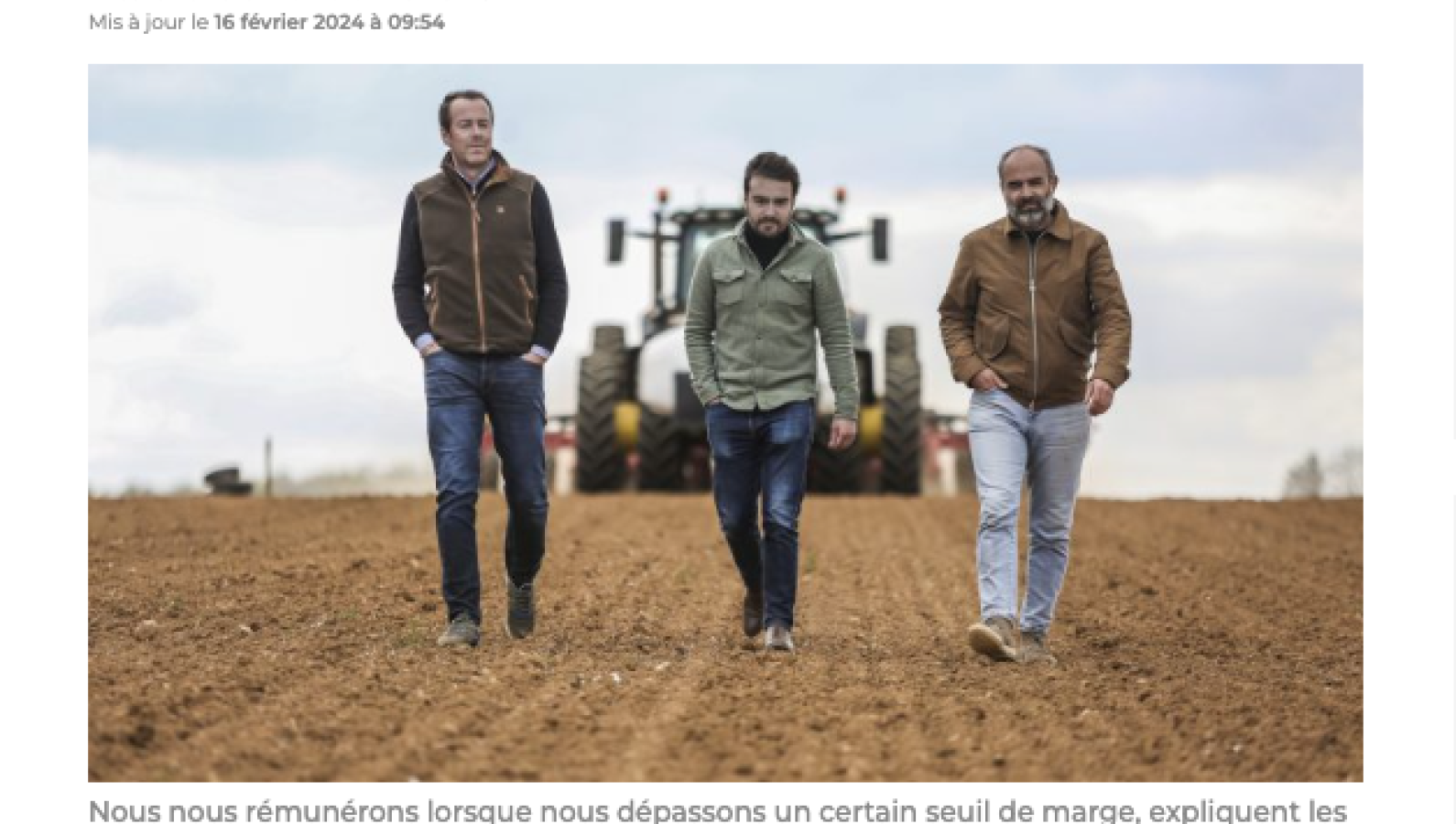 370 € par hectare de marge opérationnelle en « régie »